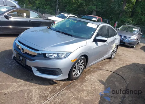 2016 Honda Civic Ex из США, поврежденный, VIN 19XFC2F71GE240077